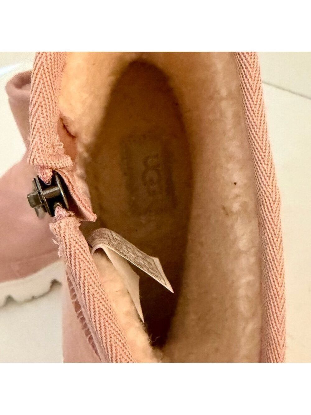 NEW IN BOX – UGG Palomar Sneaker Pink Crystal • Women’s 7.5 - Picture 12 of 13